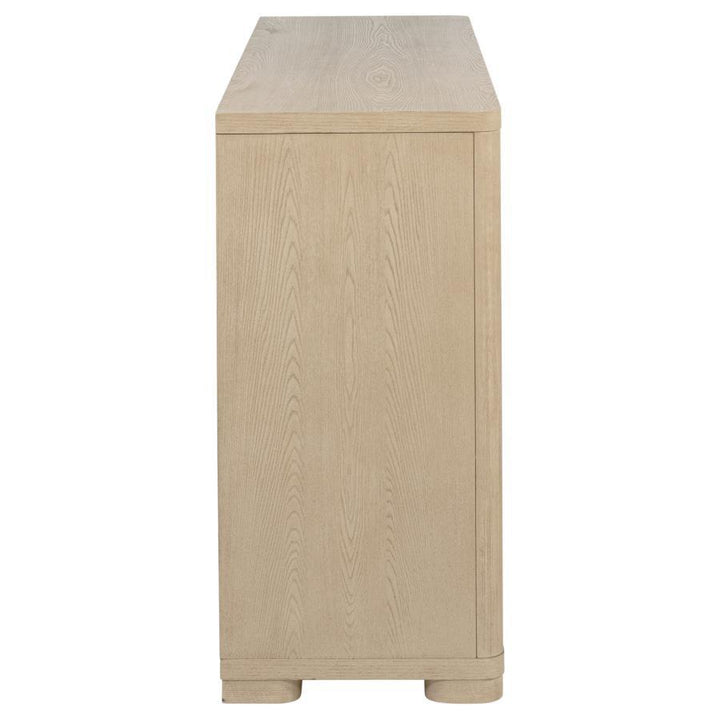 Ladera - 6 - Drawer Bedroom Dresser - Light Elm Dressers modern furniture Contempo Furniture
