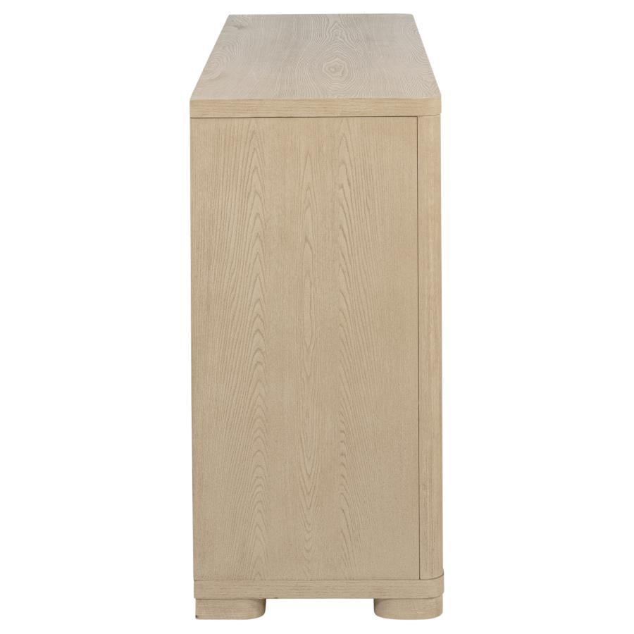 Ladera - 6 - Drawer Bedroom Dresser - Light Elm Dressers modern furniture Contempo Furniture