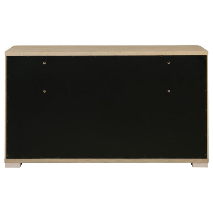 Ladera - 6 - Drawer Bedroom Dresser - Light Elm Dressers modern furniture Contempo Furniture