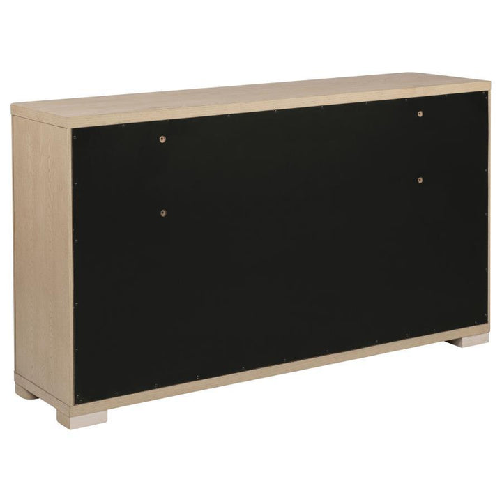 Ladera - 6 - Drawer Bedroom Dresser - Light Elm Dressers modern furniture Contempo Furniture