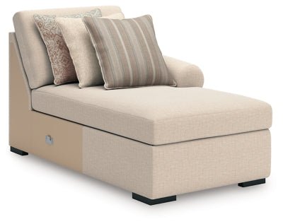 LadyMae Right - Arm Facing Corner Chaise - Beige Chaise modern furniture Contempo Furniture
