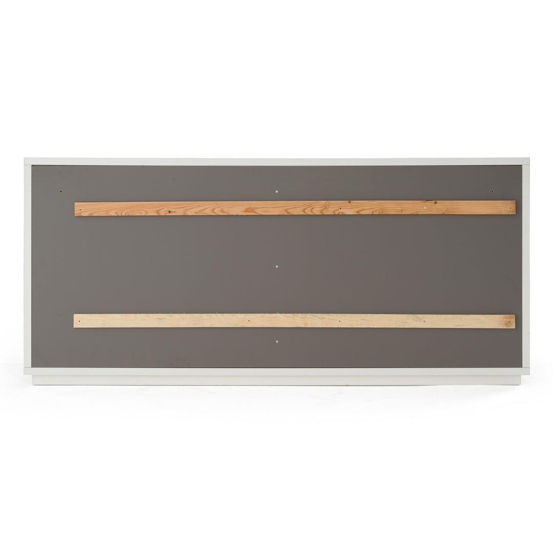 Lago  Modern Faux Travertine Dresser