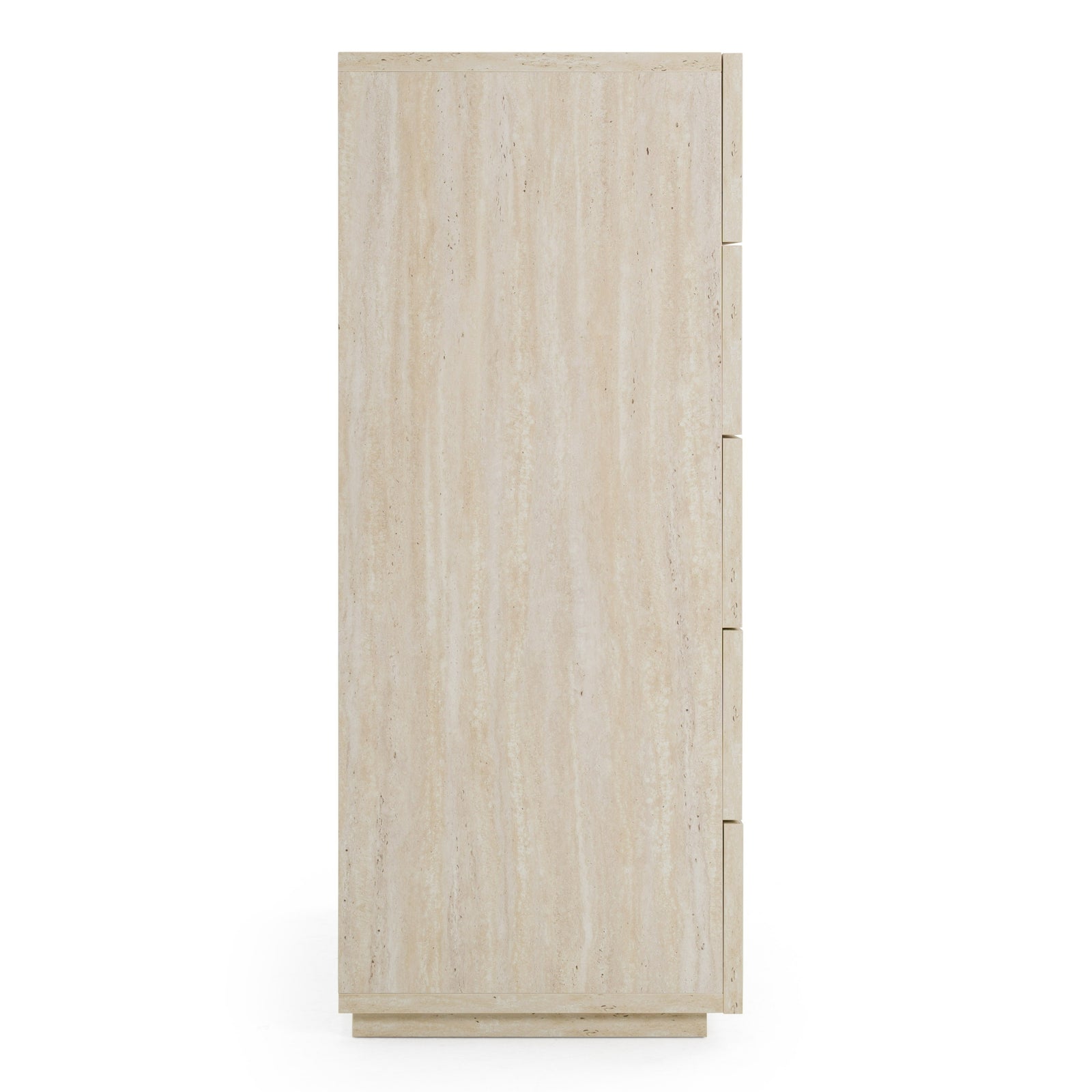 Lago - Modern Faux Travertine Chest