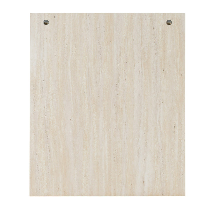 Lago - Modern Faux Travertine Mirror