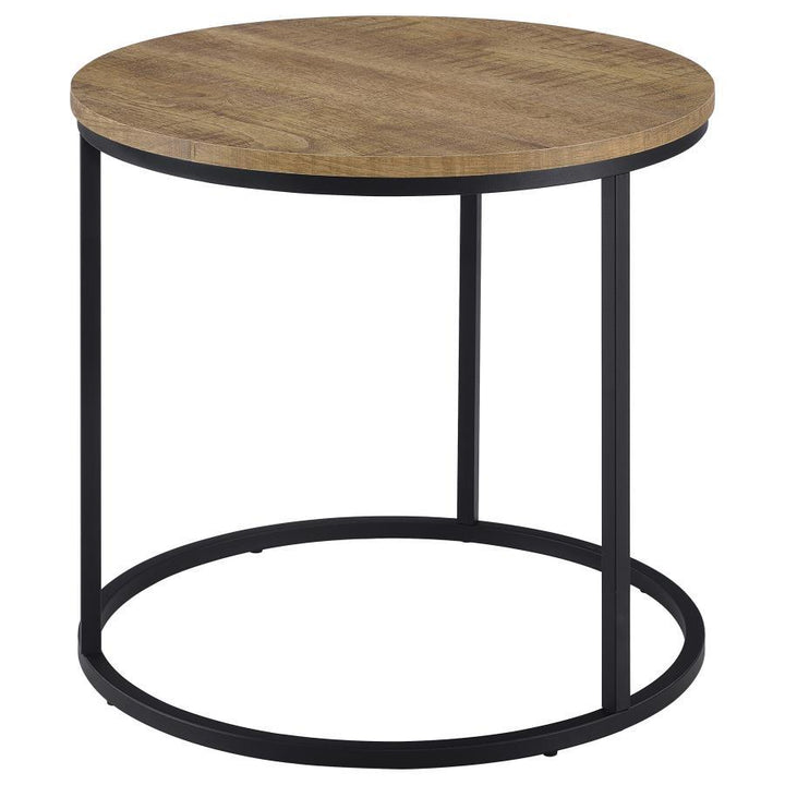 Lainey - Round Occasional Side End Table - Mango End Table modern furniture Contempo Furniture