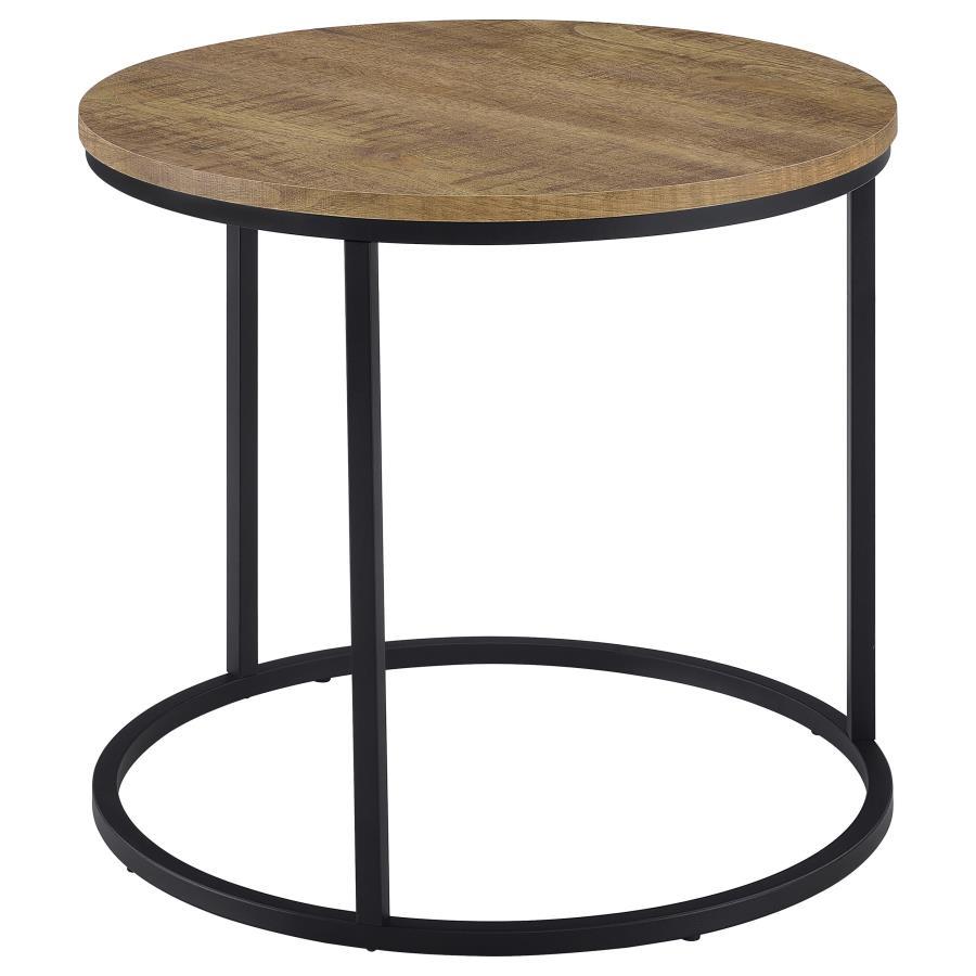 Lainey - Round Occasional Side End Table - Mango End Table modern furniture Contempo Furniture