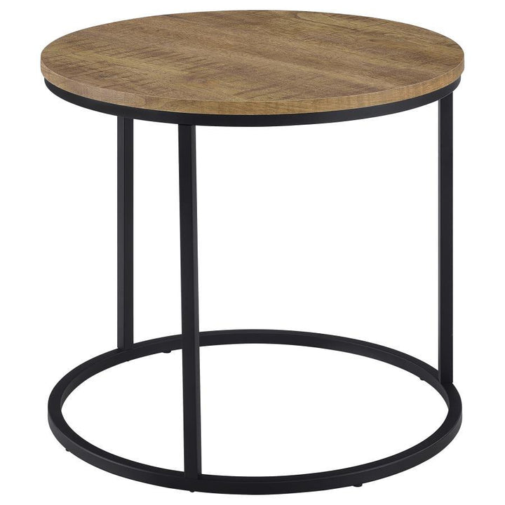 Lainey - Round Occasional Side End Table - Mango End Table modern furniture Contempo Furniture