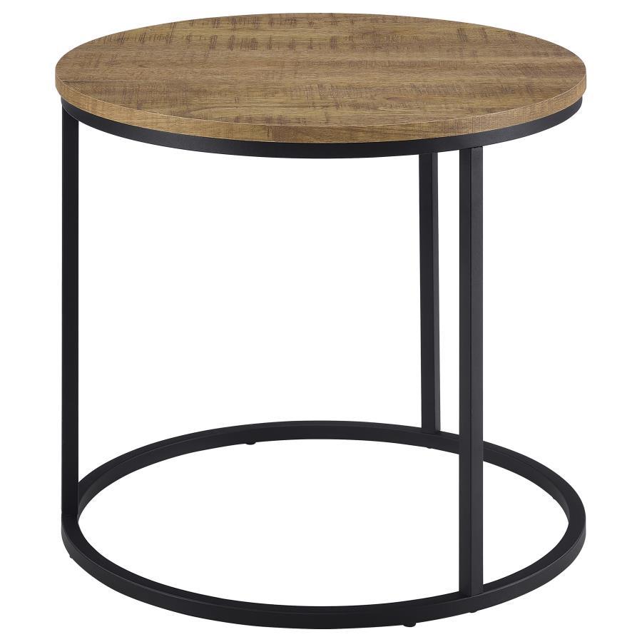 Lainey - Round Occasional Side End Table - Mango End Table modern furniture Contempo Furniture