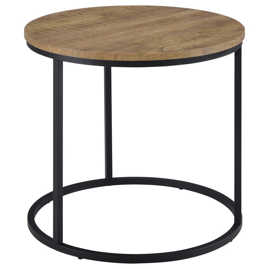 Lainey - Round Occasional Side End Table - Mango End Table modern furniture Contempo Furniture