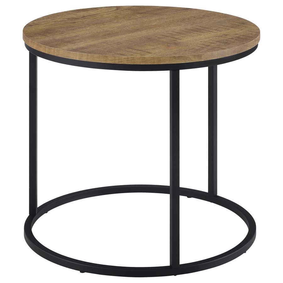 Lainey - Round Occasional Side End Table - Mango End Table modern furniture Contempo Furniture