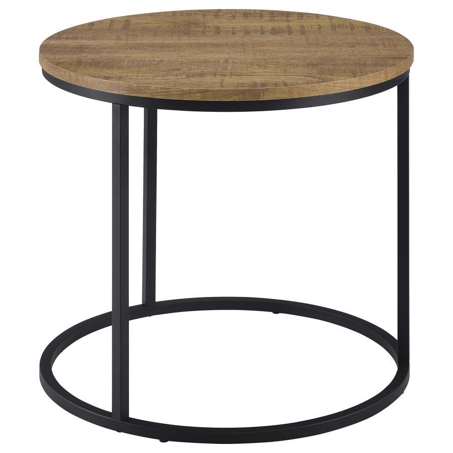 Lainey - Round Occasional Side End Table - Mango End Table modern furniture Contempo Furniture