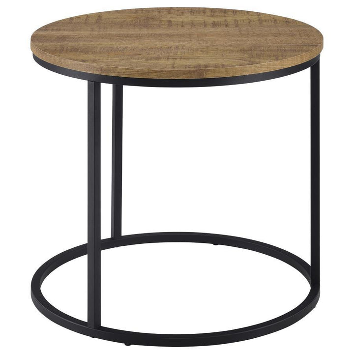 Lainey - Round Occasional Side End Table - Mango End Table modern furniture Contempo Furniture