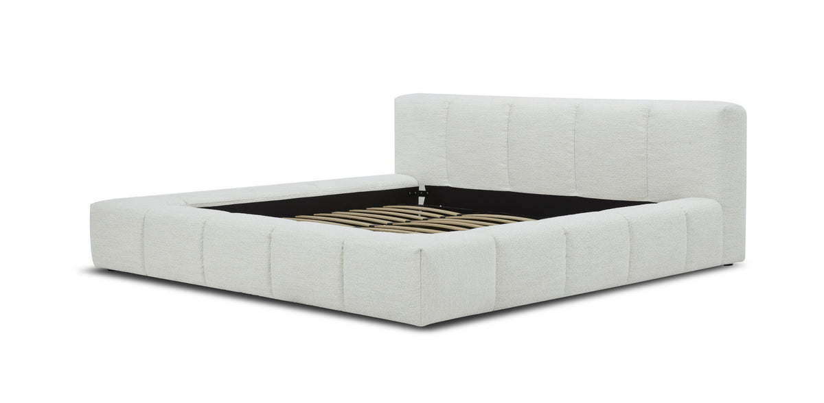 Lamont - Modern Eastern King Fabric Bed - View 2