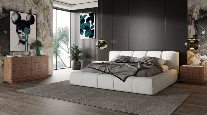 Lamont  Modern Fabric Bed