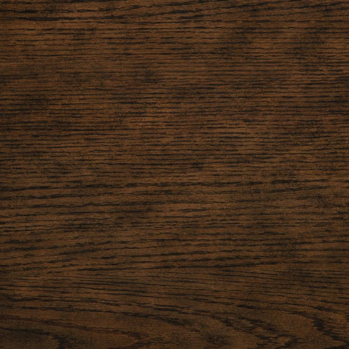 Landon - Round Wood Pedestal Dining Table - Rich Brown Dining Table modern furniture Contempo Furniture