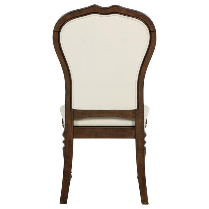 Landon - Upholstered Dining Side Chair (Set of 2) - Rich Brown Chair Set modern furniture Contempo Furniture