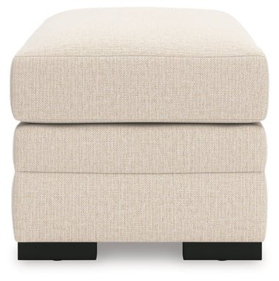 Lango Ottoman - Beige Upholstered Ottoman modern furniture Contempo Furniture