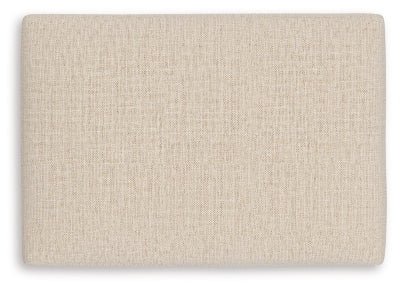 Lango Ottoman - Beige Upholstered Ottoman modern furniture Contempo Furniture
