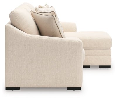 Lango Queen Sofa Chaise Sleeper - Beige Sleeper Sofa modern furniture Contempo Furniture