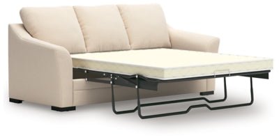 Lango Queen Sofa Chaise Sleeper - Beige Sleeper Sofa modern furniture Contempo Furniture