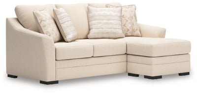 Lango Sofa Chaise - Beige Stationary Sofa modern furniture Contempo Furniture