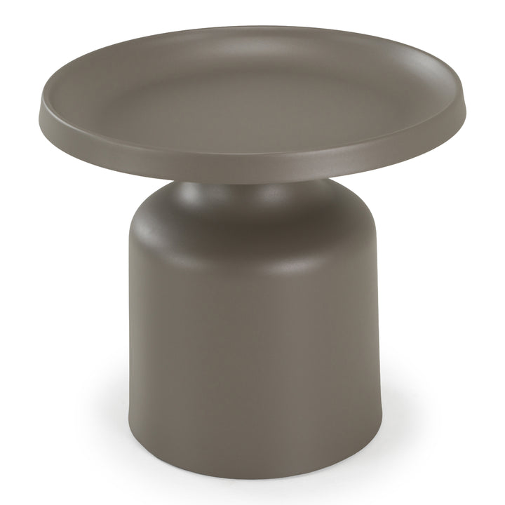Lanuza - Outdoor Taupe End Table