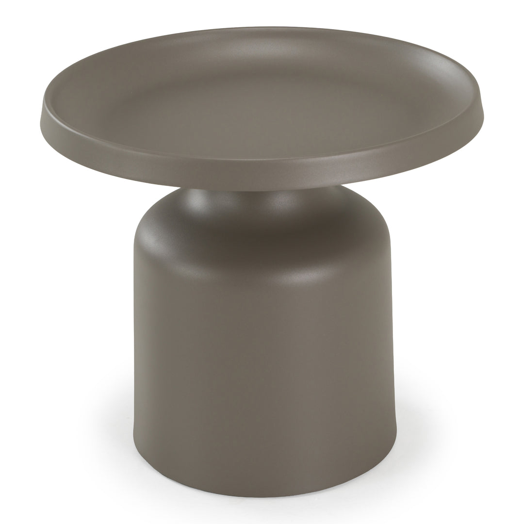 Lanuza - Outdoor Taupe End Table