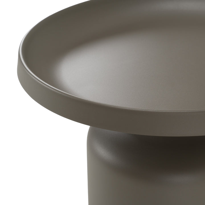 Lanuza - Outdoor Taupe End Table