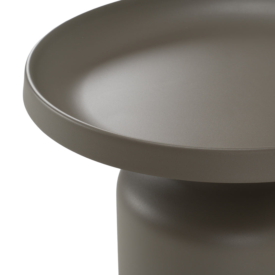 Lanuza - Outdoor Taupe End Table