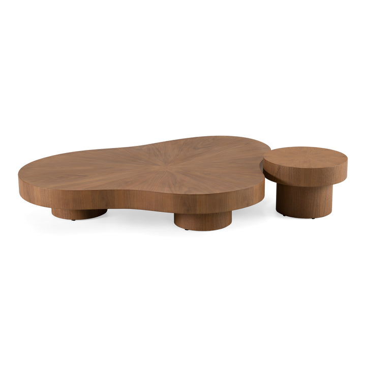 Larch - Modern Walnut Nesting Table Set
