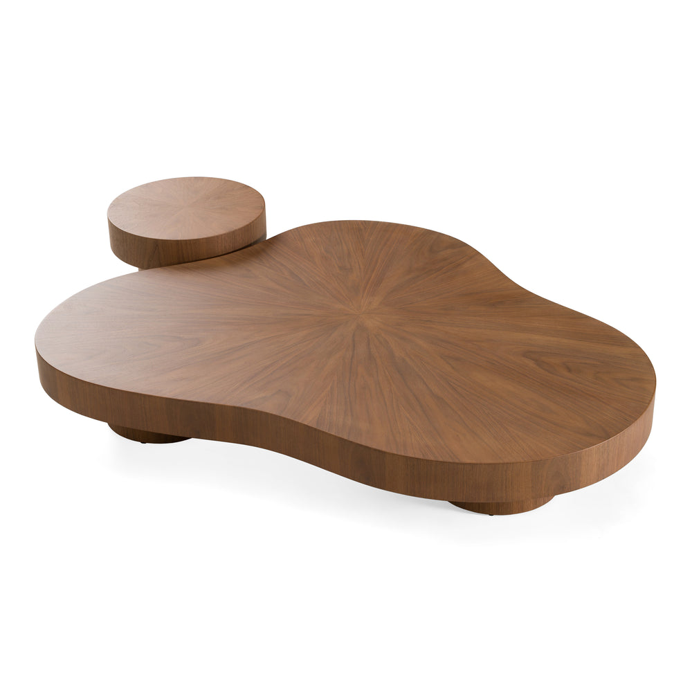 Larch - Modern Walnut Nesting Table Set - View 3