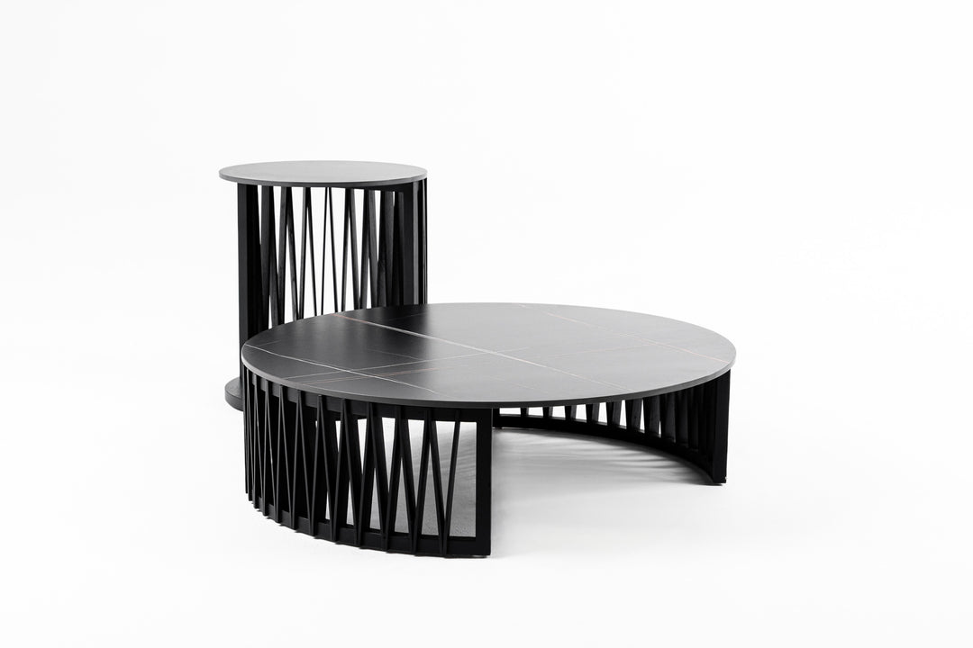 Larimer - Modern Round Coffee Table Set