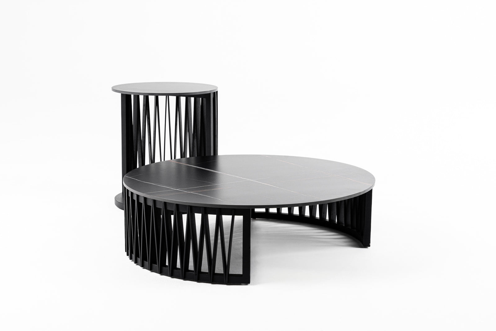 Larimer - Modern Round Coffee Table Set