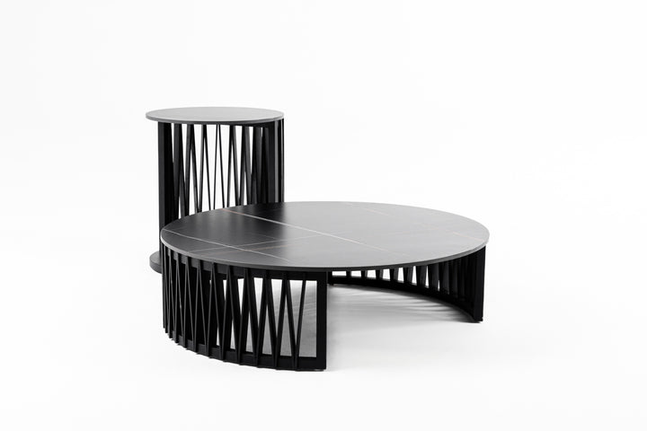 Larimer - Modern Round Coffee Table Set