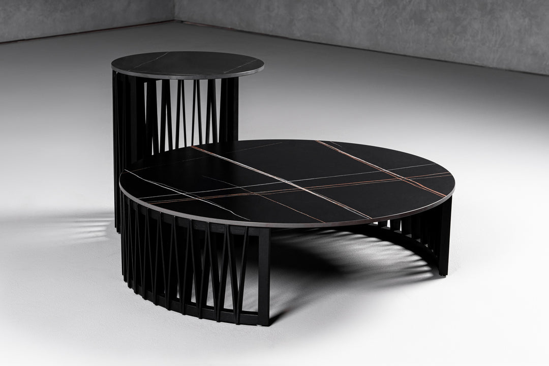 Larimer - Modern Round Coffee Table Set