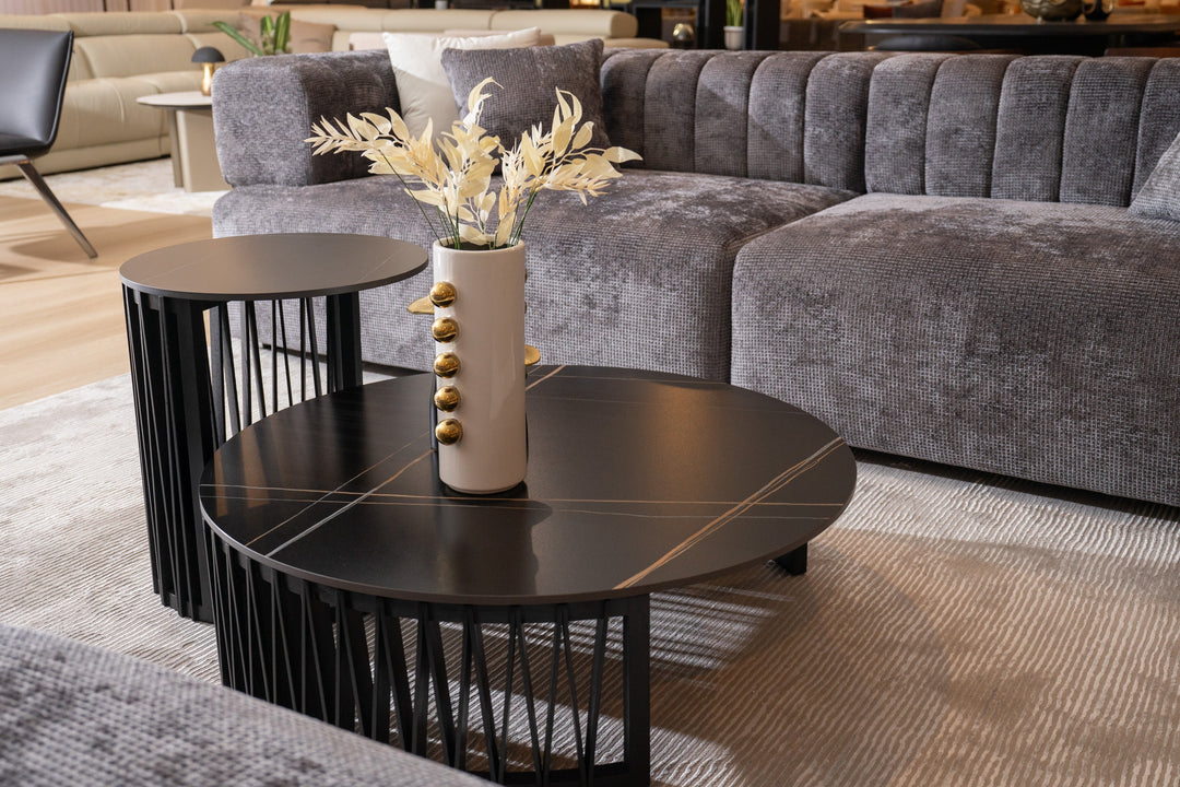 Larimer - Modern Round Coffee Table Set