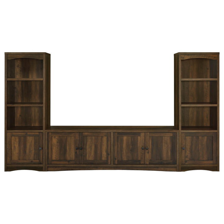Laughlin - 3 Piece Entertainment Center TV Stand - Dark Pine Entertainment Centers modern furniture Contempo Furniture