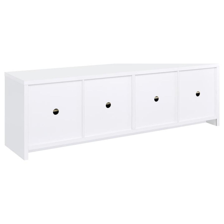 Laughlin - 3 Piece Entertainment Center TV Stand - White Entertainment Centers modern furniture Contempo Furniture