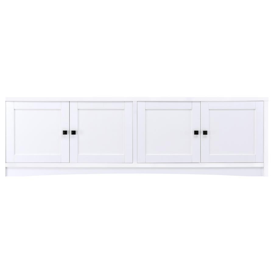 Laughlin - 3 Piece Entertainment Center TV Stand - White Entertainment Centers modern furniture Contempo Furniture