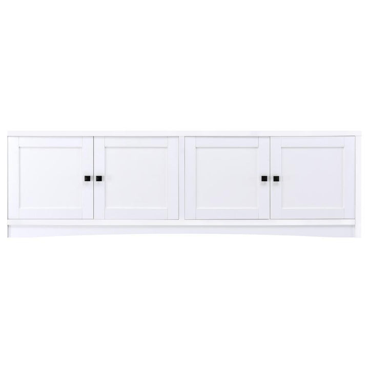 Laughlin - 3 Piece Entertainment Center TV Stand - White Entertainment Centers modern furniture Contempo Furniture