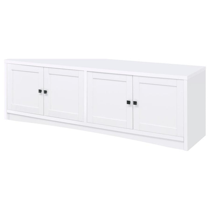 Laughlin - 3 Piece Entertainment Center TV Stand - White Entertainment Centers modern furniture Contempo Furniture