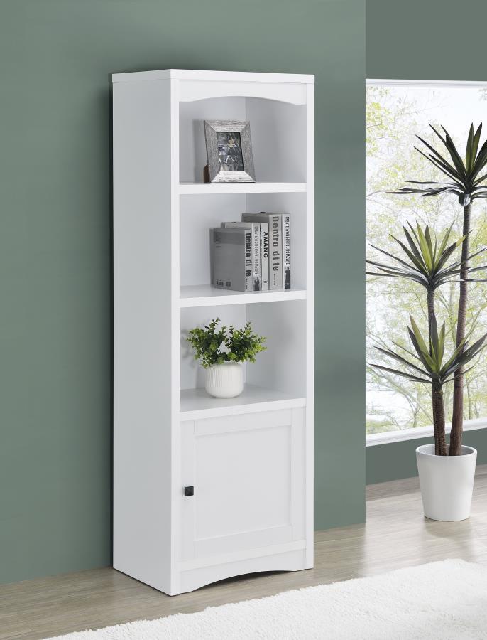 Laughlin - 3 Piece Entertainment Center TV Stand - White Entertainment Centers modern furniture Contempo Furniture
