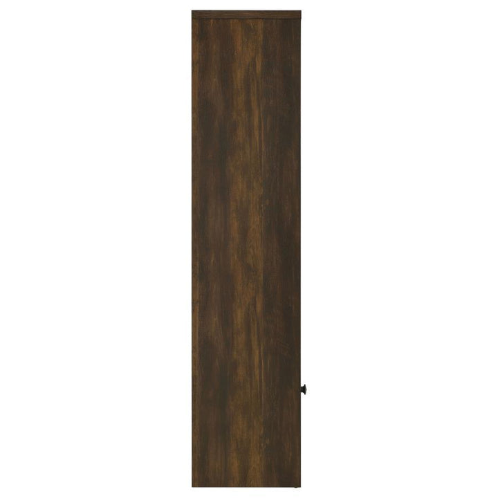 Laughlin - 3 - Shelf Engineered Wood Media Tower - Dark Pine Standard Bookcase modern furniture Contempo Furniture