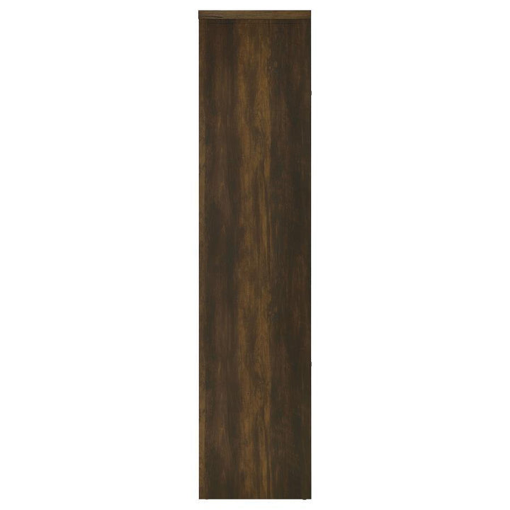 Laughlin - 3 - Shelf Engineered Wood Media Tower - Dark Pine Standard Bookcase modern furniture Contempo Furniture
