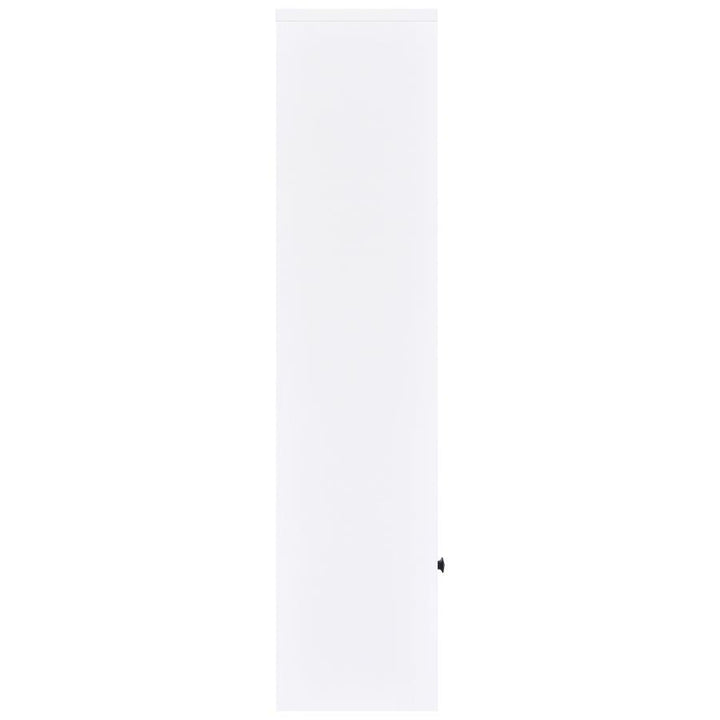 Laughlin - 3 - Shelf Engineered Wood Media Tower - White Standard Bookcase modern furniture Contempo Furniture