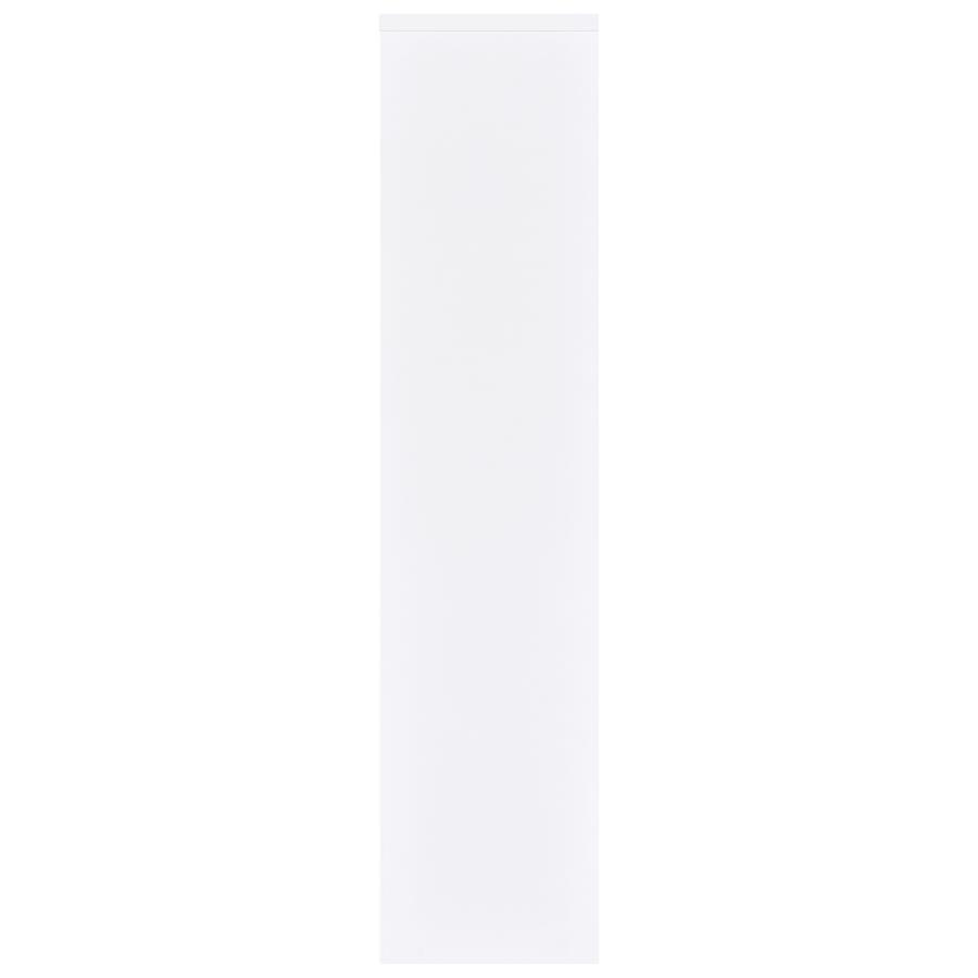 Laughlin - 3 - Shelf Engineered Wood Media Tower - White Standard Bookcase modern furniture Contempo Furniture