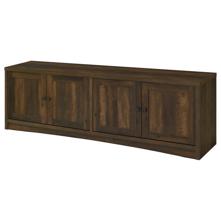 Laughlin - 4 Door Engineered Wood TV Stand - Dark Pine TV Stand modern furniture Contempo Furniture
