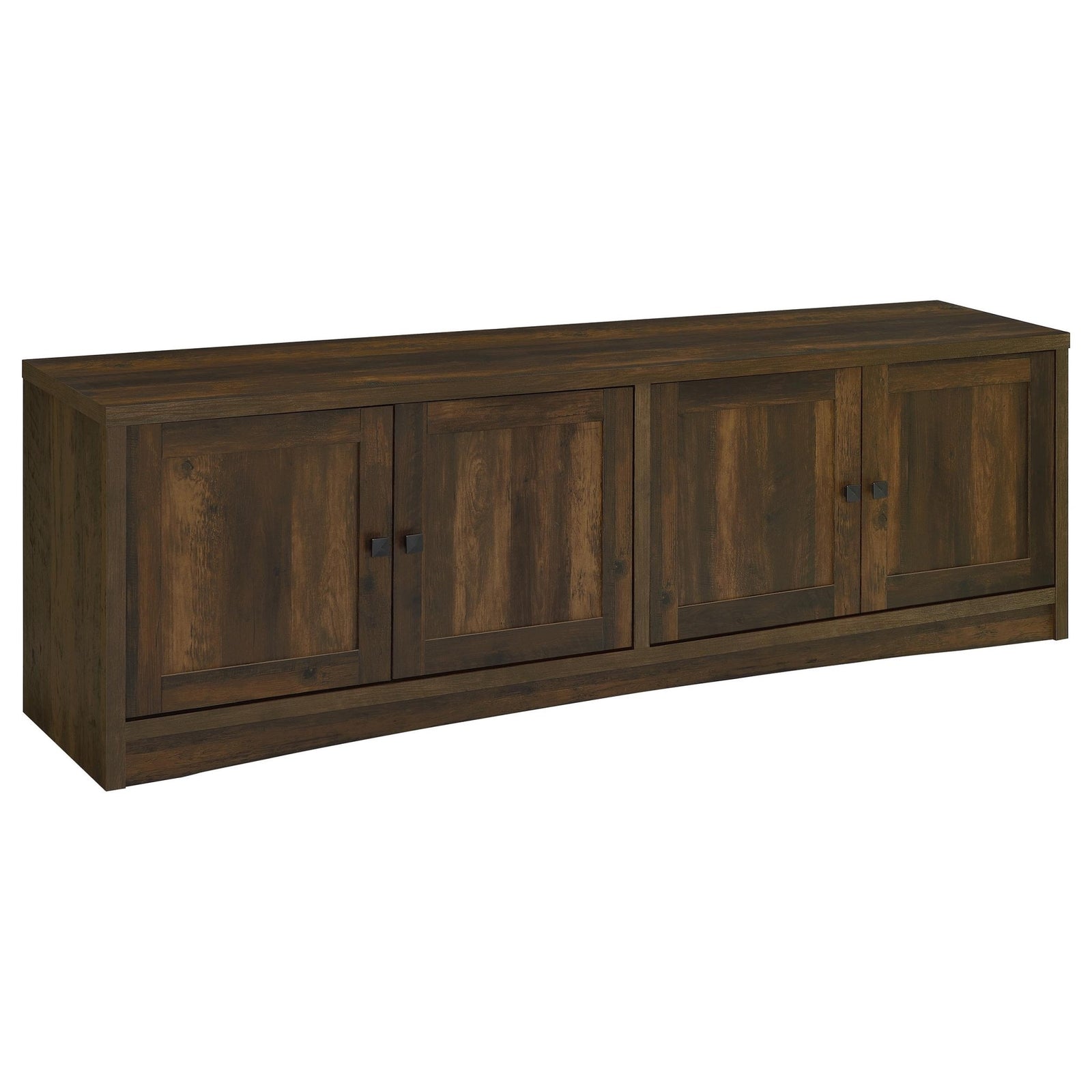 Laughlin - 4 Door Engineered Wood TV Stand - Dark Pine TV Stand modern furniture Contempo Furniture