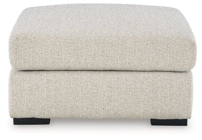Laurelgrove Oversized Accent Ottoman - Pearl Silver Accent Ottoman modern furniture Contempo Furniture