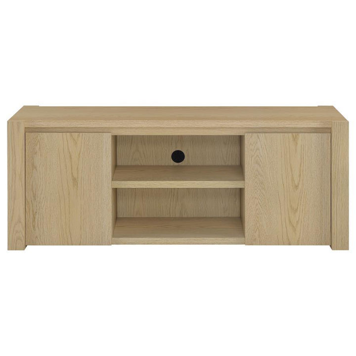 Laurelton - 60" 2 - Door TV Stand Media Console - Light Oak TV Stand modern furniture Contempo Furniture